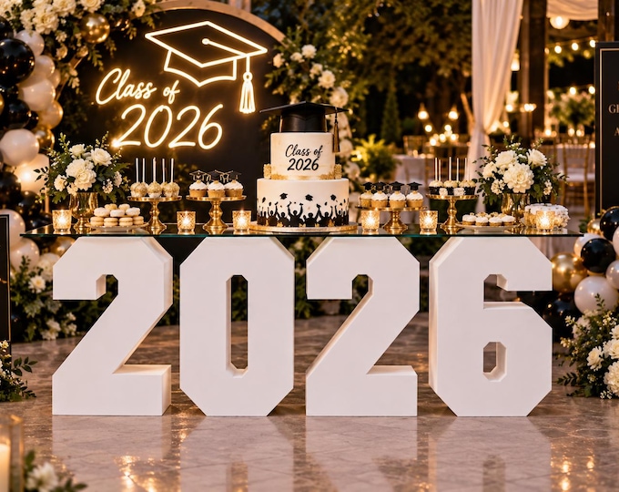 Giant Foam Number Sign: 8in Thick, Party Decor