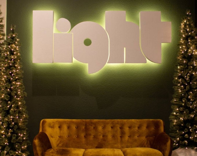 Custom made foam business logo or business name.
