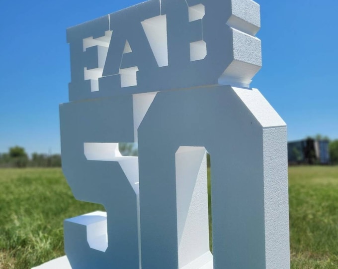 Giant - High Density Foam Letters - 41 to 96 Tall
