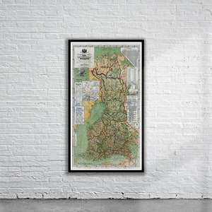 Vintage Antique Map of Finland 1881 | Old Map Print | Vintage Wall Art | Interior Design Ideas | House Gift