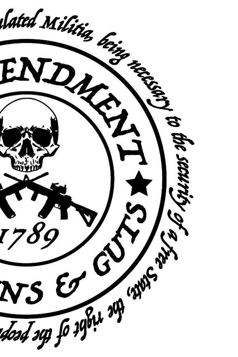 2nd Amendment SVG Vinyl CNC Laser Second Amendment | Etsy