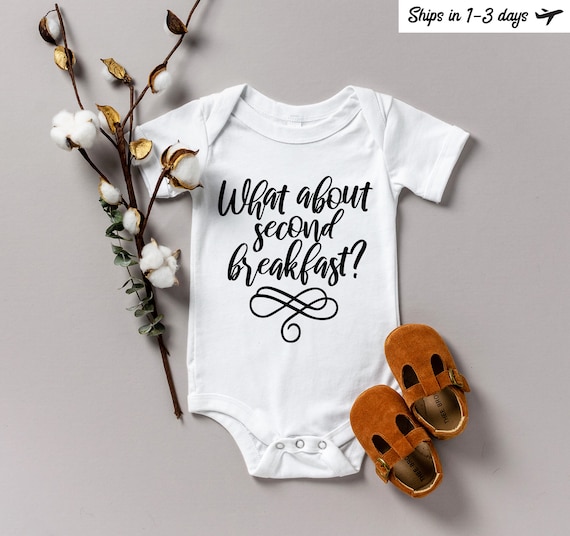 Second Breakfast Baby ONESIES® brand, Halfling Baby Clothes