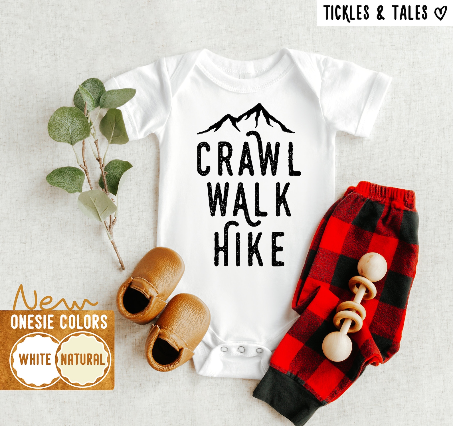 Crawl Walk Hike Hiking Baby Onesie Hike Baby Gift Hiking Etsy
