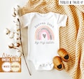 Heaven Sent by my sister - Hand Picked By My Sister in Heaven Bodysuit - coming home outfit - sibling shirts product logo