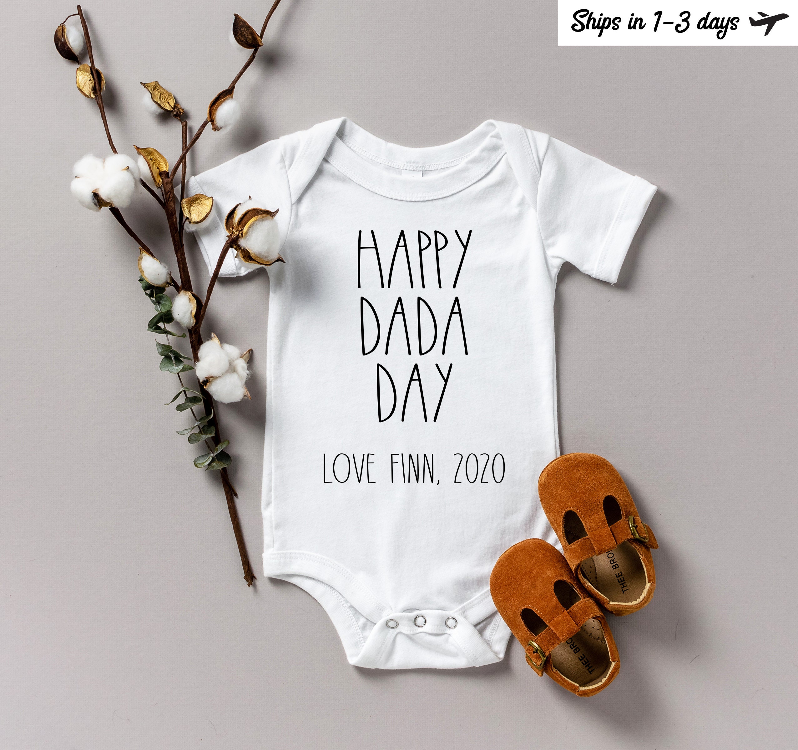 Father s Day Onesie First Father s Day Onesie Rae Dunn
