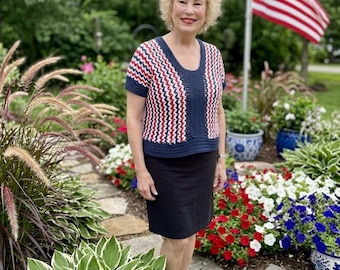 Patriot Pullover Crochet Pattern