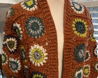 Daisy Granny Square Cardigan