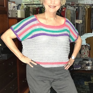 Cecelia Summer Top -- Designer Sample Handmade by Jeanne