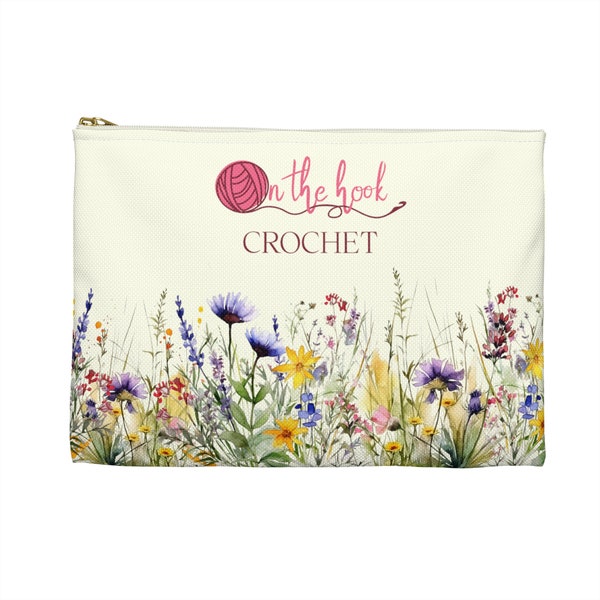 On The Hook Notions Pouch - Wildflowers