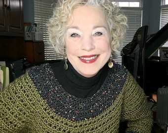 Canyon Pullover Crochet Pattern (PDF Pattern)