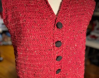 Olive's Pullover Vest Crochet Pattern