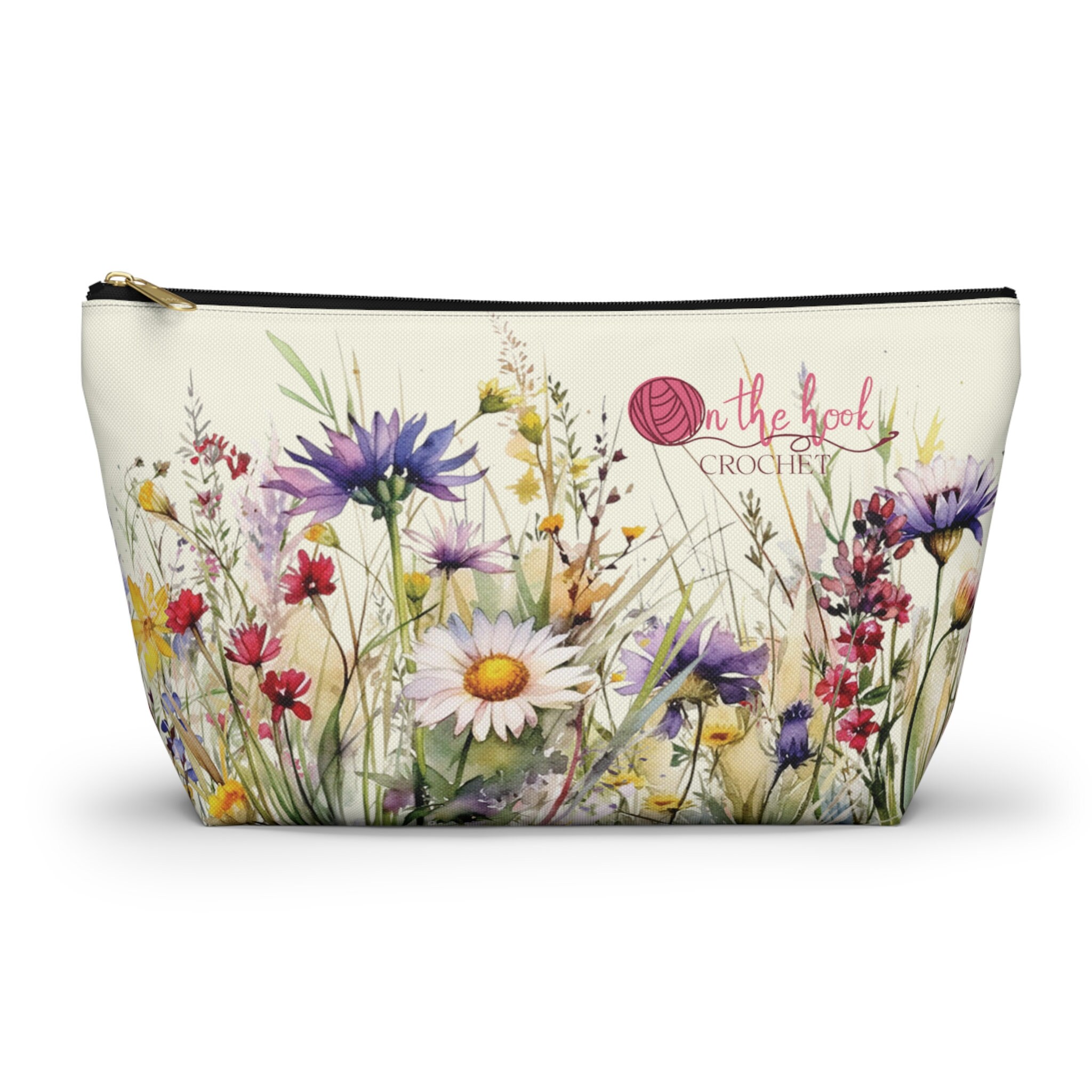 On the Hook Project Pouch - Wildflowers - Etsy