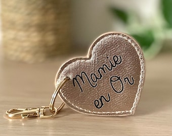 Grandma keychain - Gold grandma keychain - Personalized keychain - Grandma gift - Personalized grandma keychain - Grandma keychain