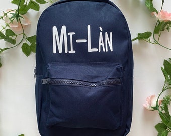 Mochila infantil personalizada con nombre - Mochila preescolar - Mochila personalizada - Mochila infantil personalizada - Mochila con nombre