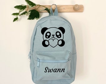 Sac à dos enfant personnalisé Panda - Sac à dos maternelle - Sac à dos personnalisé - Sac à dos enfant - Sac à dos prénom - Sac Panda