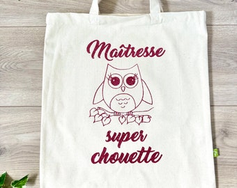 Bolso de mano "Super Chouette Mistress" - Regalo de amante - Bolso de amante - Regalo de fin de año - Bolso de mano de amante - Idea de regalo de amante