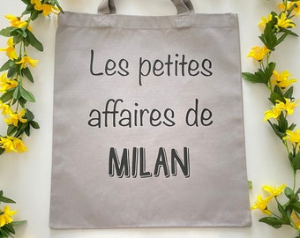 Tote bag "The little things of ..." - Personalized fabric bag - Personalized shopping bag - Personalized bag