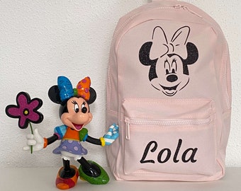 Sac à dos enfant "Minnie" - Sac dos maternelle - Sac à dos personnalisé - Sac à dos enfant - Sac d'école personnalisé - Sac à dos prénom