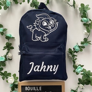Lion children's backpack - Kindergarten backpack - Personalized backpack - Personalized child backpack - First name backpack - School bag