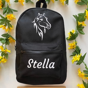 Horse children's backpack - Kindergarten backpack - Personalized backpack - Personalized child backpack - First name backpack - School bag