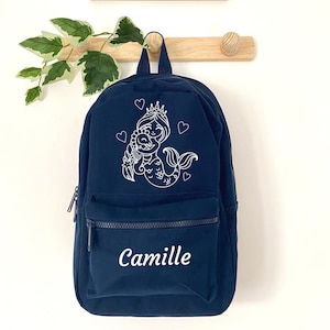 Personalized children's backpack "Mermaid" - Kindergarten backpack - Personalized backpack - Children's backpack - First name backpack - School bag