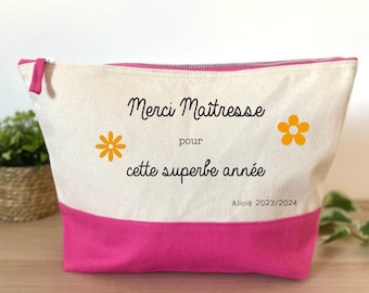 Personalized pencil case/pouch - Teacher pencil case - Personalized pouch - Personalized teacher gift - Teacher gift idea