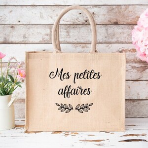 Personalized tote bag - Personalized tote bag - Personalized jute tote bag - Personalized gift - Personalized gift idea