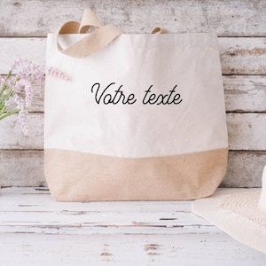 Personalized tote bag - Personalized tote - Personalized gift - Personalized bag - Personalized gift idea -Personalized jute tote