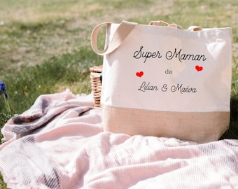 Personalized tote bag for mom - Personalized tote bag for mom - Personalized gift for mom - Personalized bag for mom - Super mom bag - Mom tote bag