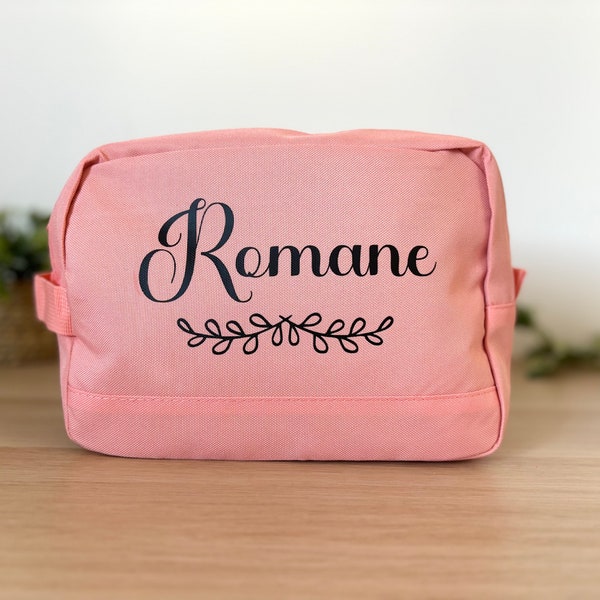 Personalized toiletry bag - Customizable toiletry bag - Personalized gift - Personalized gift idea - First name kit