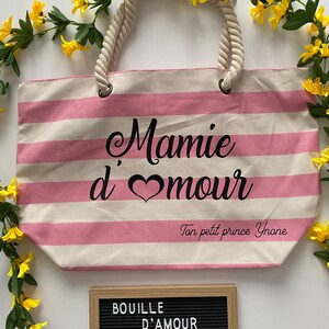 Sac de plage pour mamie personnalisable