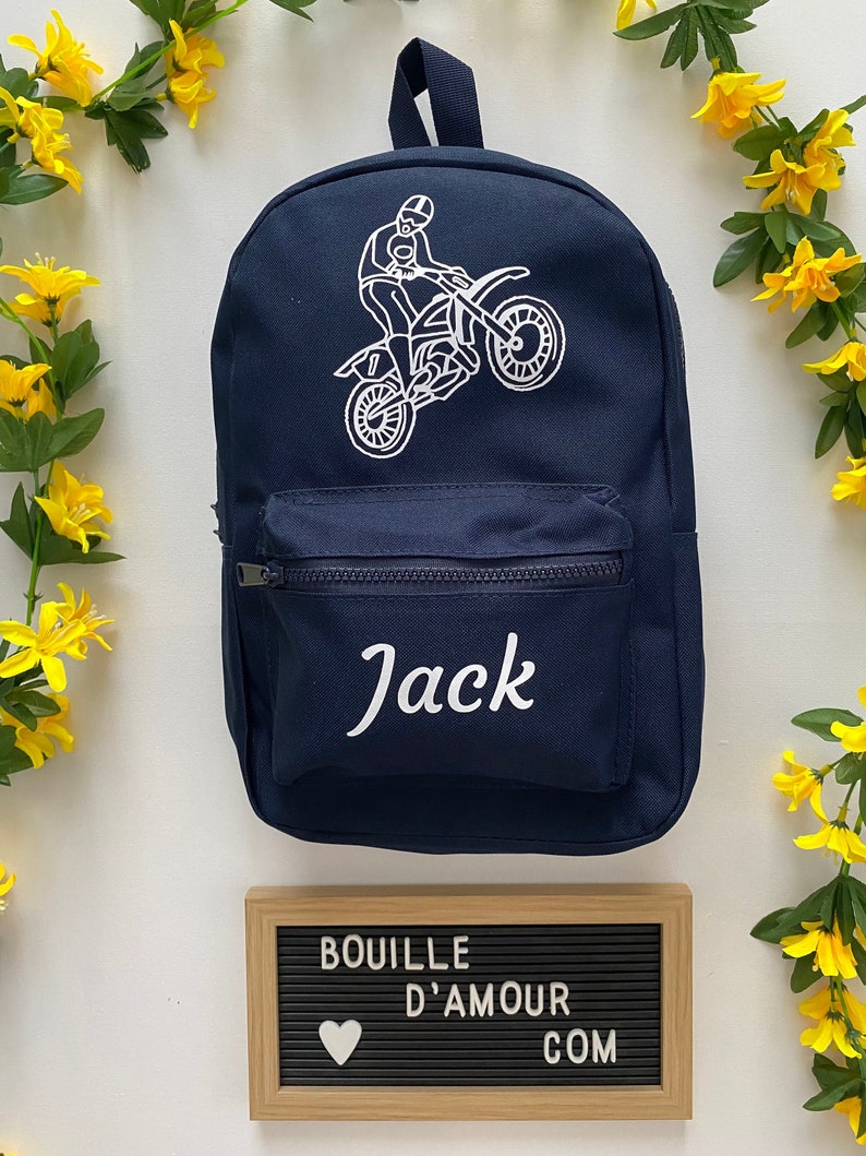 Sac à dos moto pour enfant