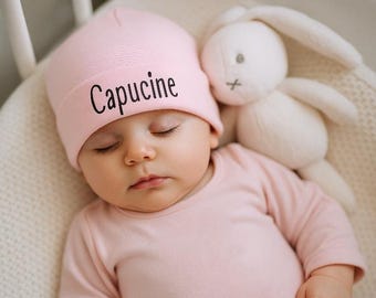 Personalized baby hat - Customizable baby hat - Baby baby hat - First name baby hat - Birth gift