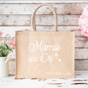Sac en jute mamie