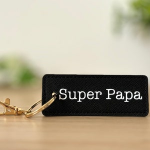 Dad key ring - Dad gift - Father's Day gift - Father-fect key ring - Super dad key ring - Personalized key ring - Key ring
