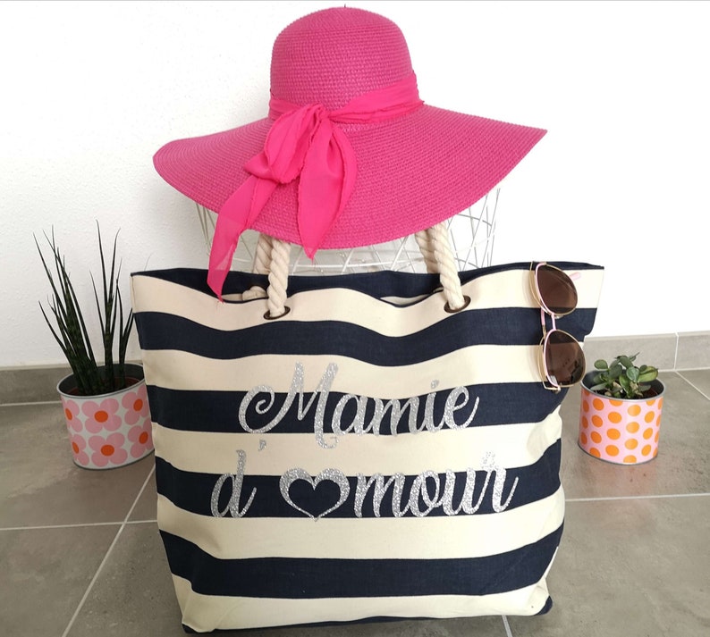 Sac de plage mamie personnalisé
