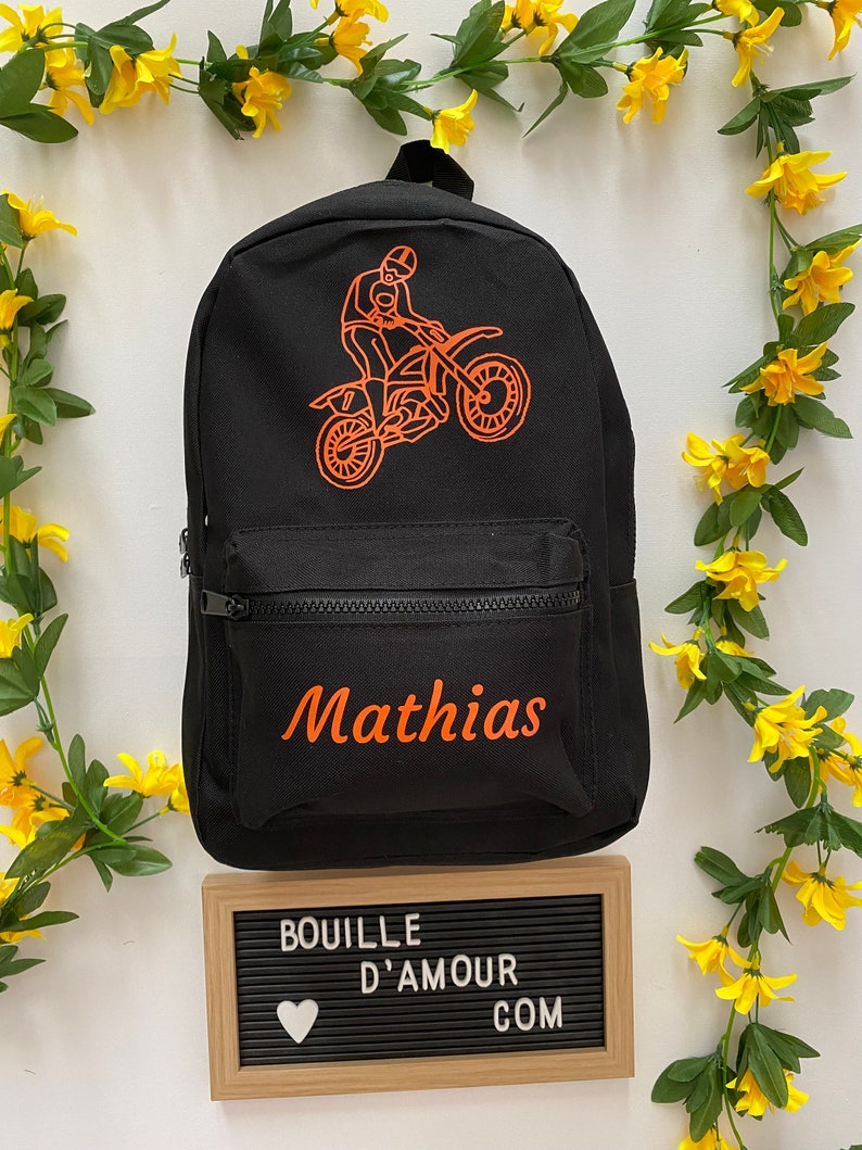 Sac à dos moto personnalisé