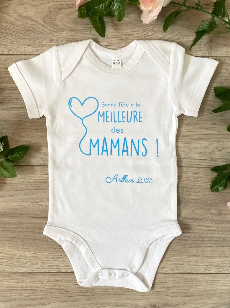 Body personnalisé fête des mamans