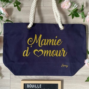 Sac cabas mamie personnalisé