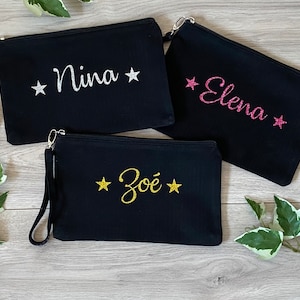 Personalized pouch with first name - Personalized pencil case - First name pouch - Personalized first name pencil case - Customizable pouch