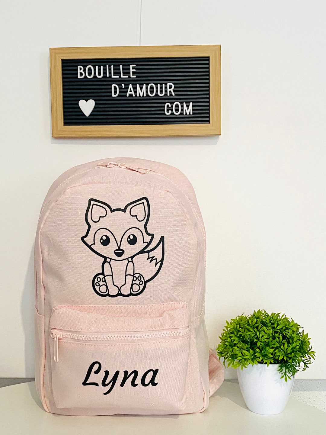 Sac à Dos Maternelle Personnalisé - Sac D'école - CréaFlo