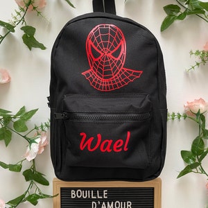 Sac d'école Spiderman pour enfants, sac à dos à coque imprimé en
