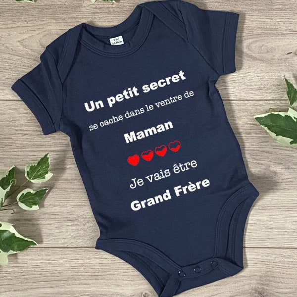 Future big brother body - Pregnancy announcement body - Big brother body - Big brother announcement - Personalized pregnancy announcement