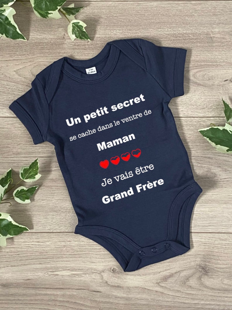 Body personnalisé futur grand frère