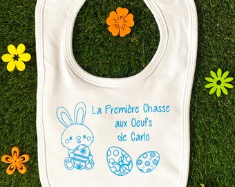 Personalized Bib The First Egg Hunt - Easter Bib - My First Easter Bib - Personalized Easter Bib - Baby Bib