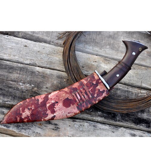 Everestforge-10 inches Blade Historical kukri-khukuri-Handmade shops knife-full tang knife-fixed Blade-Tempered leaf spring- Ready to use-sharpen.