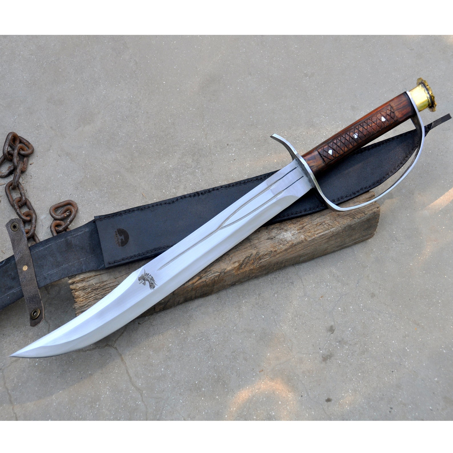 18 Inches Blade Dragon Tooth Sword Hand Crafted Etsy UK