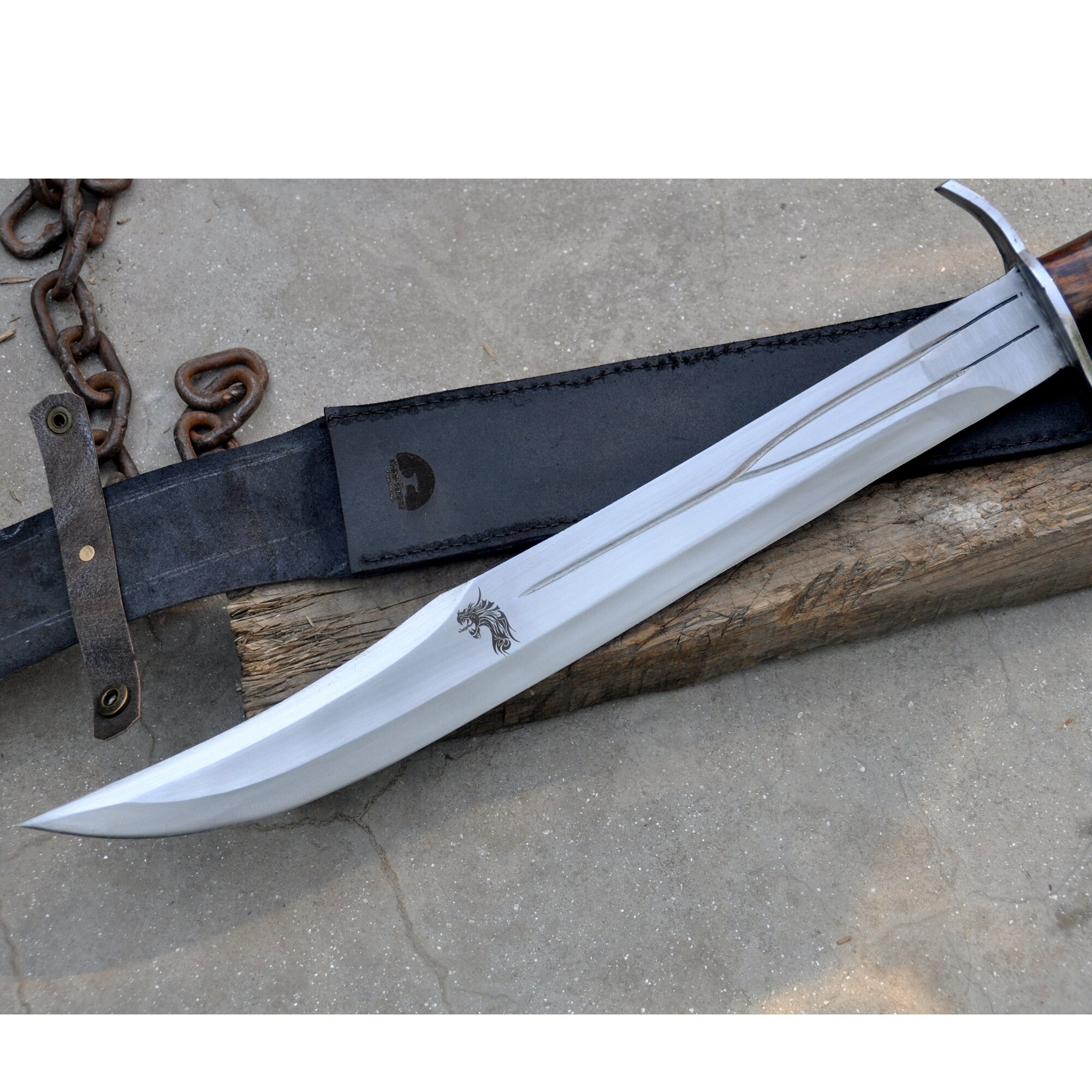 18 Inches Blade Dragon Tooth Sword Hand Crafted Etsy