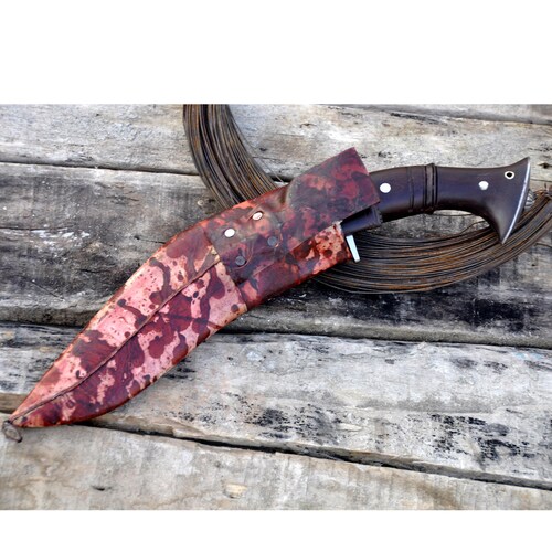 Everestforge-10 inches Blade Historical kukri-khukuri-Handmade shops knife-full tang knife-fixed Blade-Tempered leaf spring- Ready to use-sharpen.