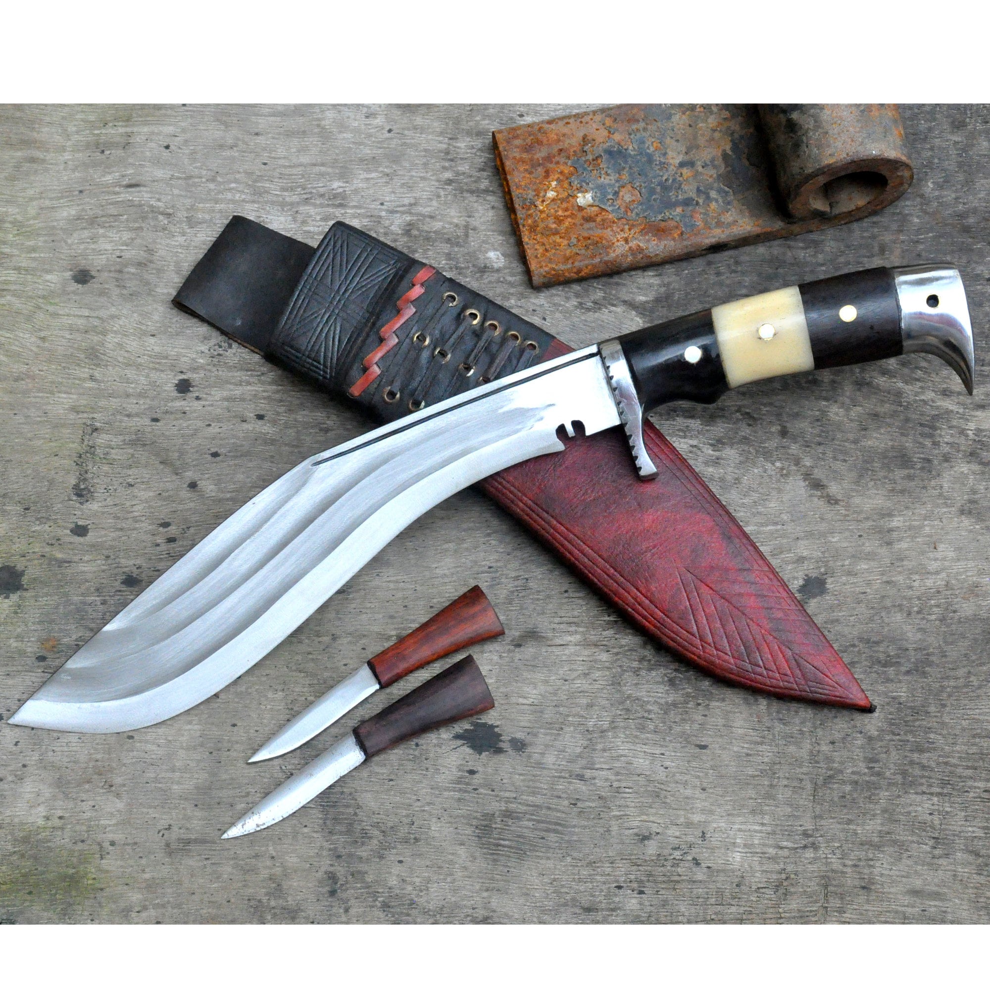 10 inches Blade 3 chirra kukrikhukurigurkha knifeknivesHandmade